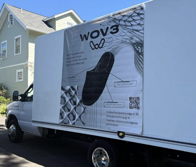 Wov3 shoe truck in NYC